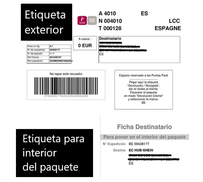 Punto Pack devolución SHEIN - Cómo hacer devoluciones en SHEIN a través de la modalidad Punto de recogida. 